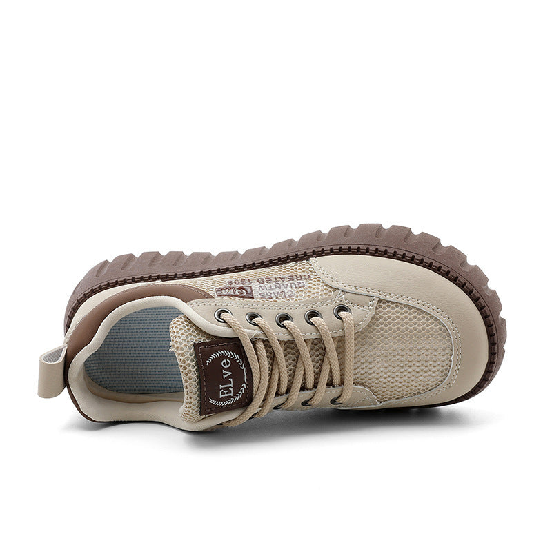 Damen Sportliche Chunky Sneakers mit atmungsaktiver Mesh-Oberfläche und strapazierfähigem Sohlenprofil