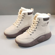 Damen modische Winterstiefel mit kuscheligem Fleece-Futter und rutschfester Sohle