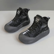 Damen warme Winterschuhe mit kuscheligem Innenfutter und rutschfester Sohle