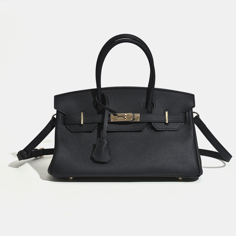 Jana | Damen Leder Schultertasche – Strukturierte Handtasche Rindsleder Crossbody für Büro 2026