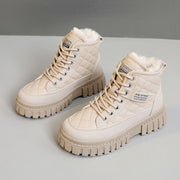 Damen Winterliche High-Top Boots mit kuscheligem Innenfutter und rutschfester Sohle