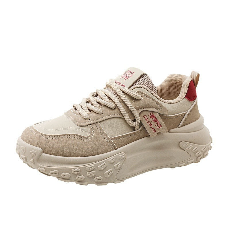 Damen modische Chunky Sneakers mit atmungsaktivem Mesh-Obermaterial