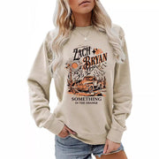 Damen Sweatshirt mit inspirierendem Vintage-Truck-Design