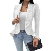 Damen Strukturierte Jacke mit modernem Schnitt