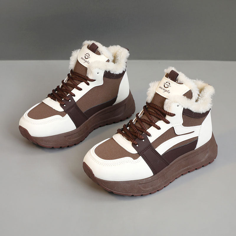 Damen Hochwertige Schnee-Stiefel mit warmem Innenfutter und rutschfester Sohle