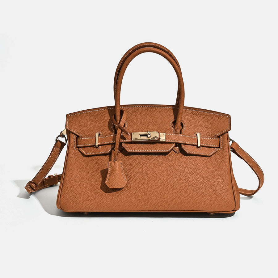 Jana | Damen Leder Schultertasche – Strukturierte Handtasche Rindsleder Crossbody für Büro 2026