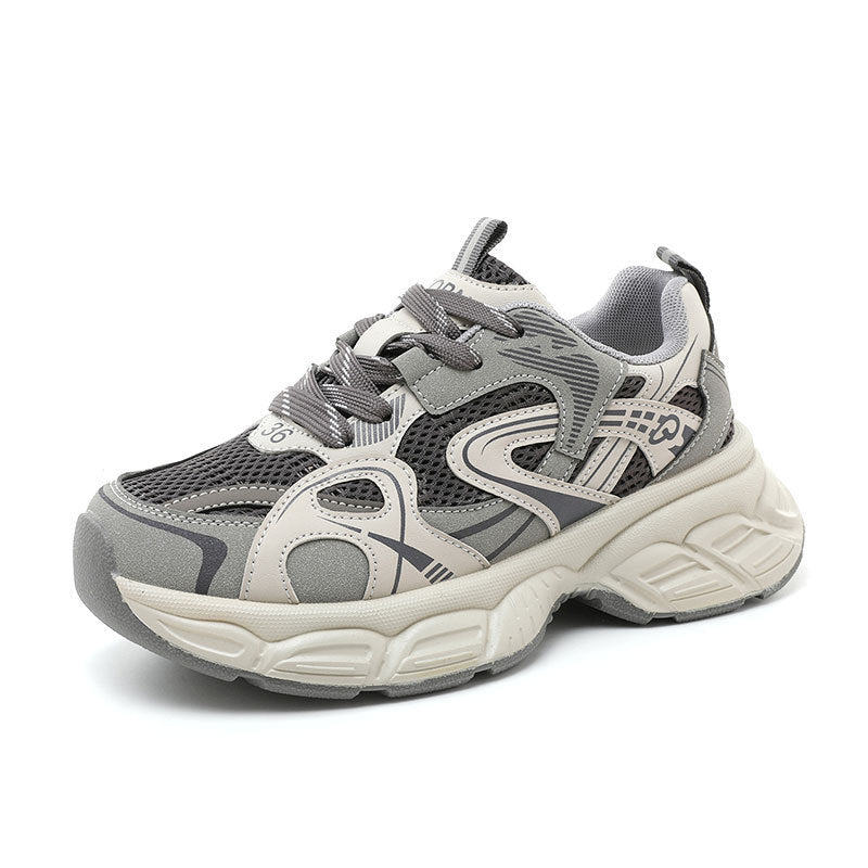 Damen sportliche Lauf Sneakers mit atmungsaktiver Mesh-Oberfläche und dämpfender Sohle