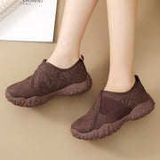 Damen Bequeme Slip-On Sneakers mit rutschfester Sohle und atmungsaktivem Obermaterial