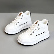 Damen Sportliche High-Top Sneakers mit gepolsterter Sohle und atmungsaktiver Struktur