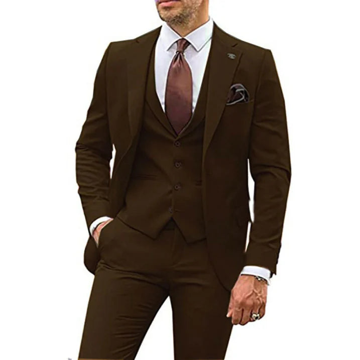 Herrenanzug Slim Fit für Hochzeitsgäste | 3-teilig