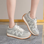 Damen Atmungsaktive Sport Sneakers mit rutschfester Sohle und dämpfendem Fußbett