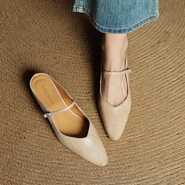 Tanja | Damen Slipper aus Echtem Leder
