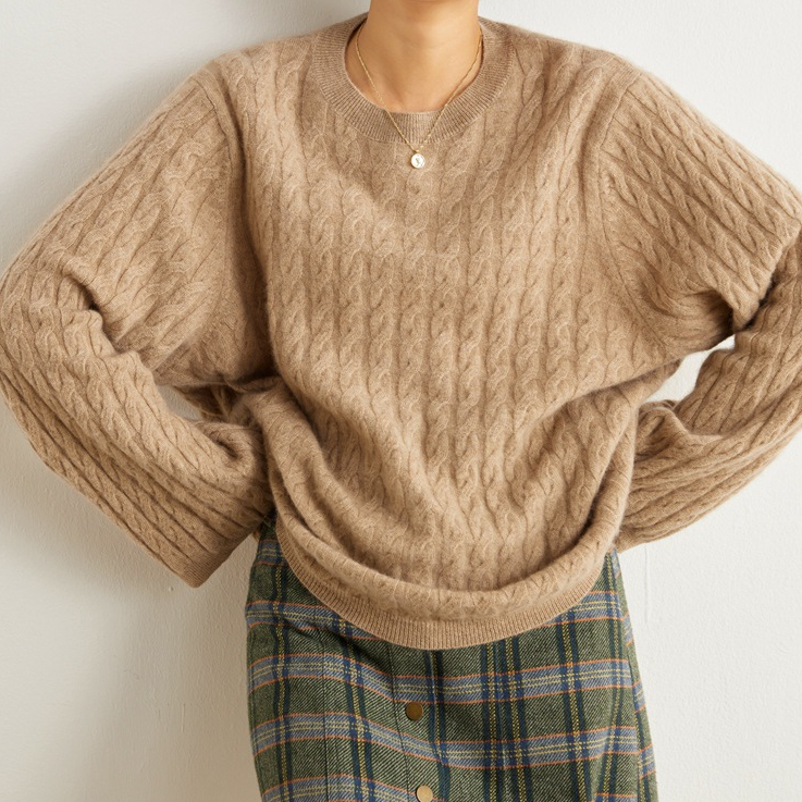 Sonne | Couture-Strickpullover mit Kaschmirgefühl