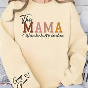 Damen Sweatshirt mit inspirierendem Mama-Aufdruck und bequemer Passform