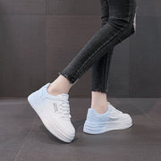 Damen modische Plateau Sneakers mit komfortabler Dämpfung