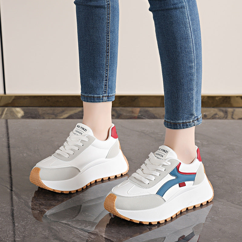 Damen Sportliche Chunky Sneaker mit dämpfender Laufsohle und modischem Design