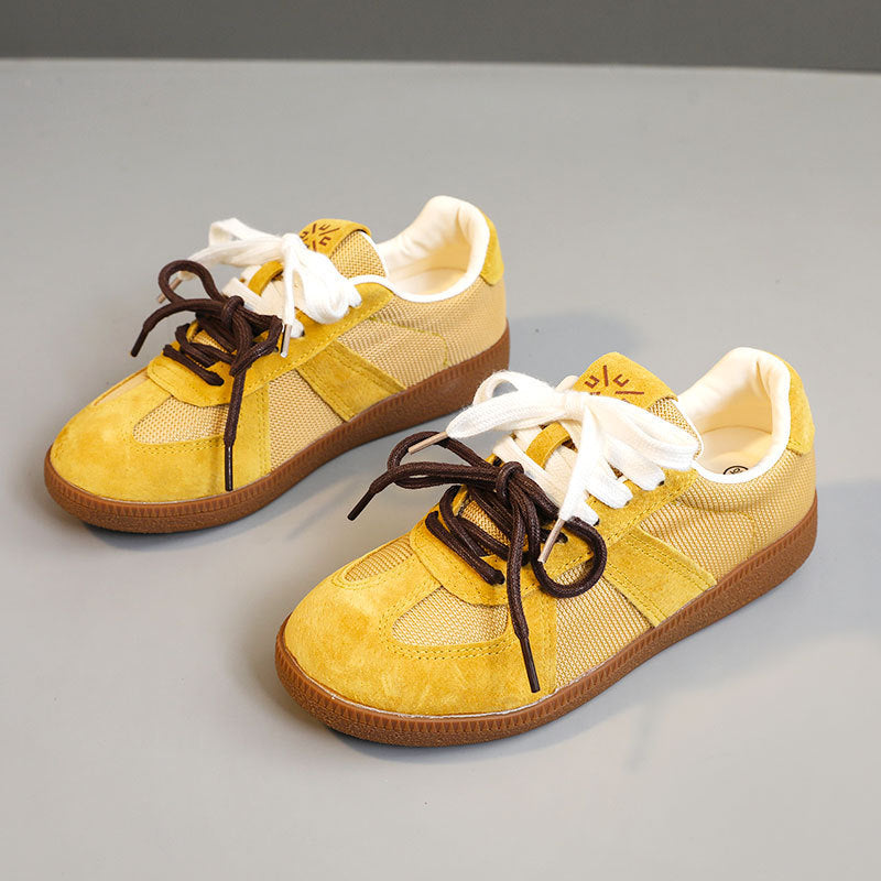 Damen Sportliche Sneaker aus strapazierfähigem Material mit atmungsaktiven Einsätzen
