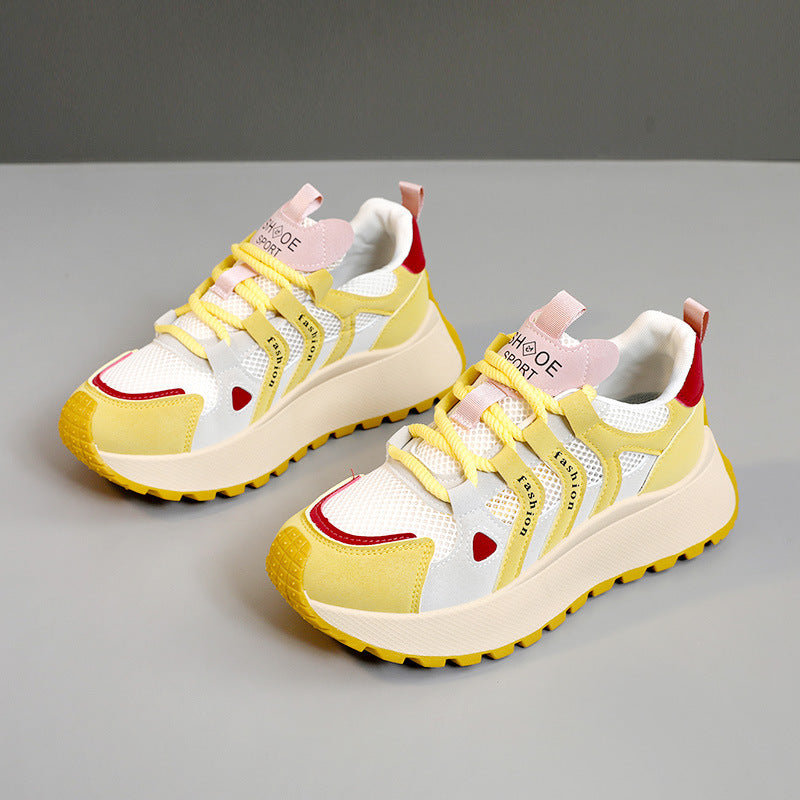 Damen Sportliche Sneakers mit dämpfender Laufsohle und strapazierfähigem Obermaterial