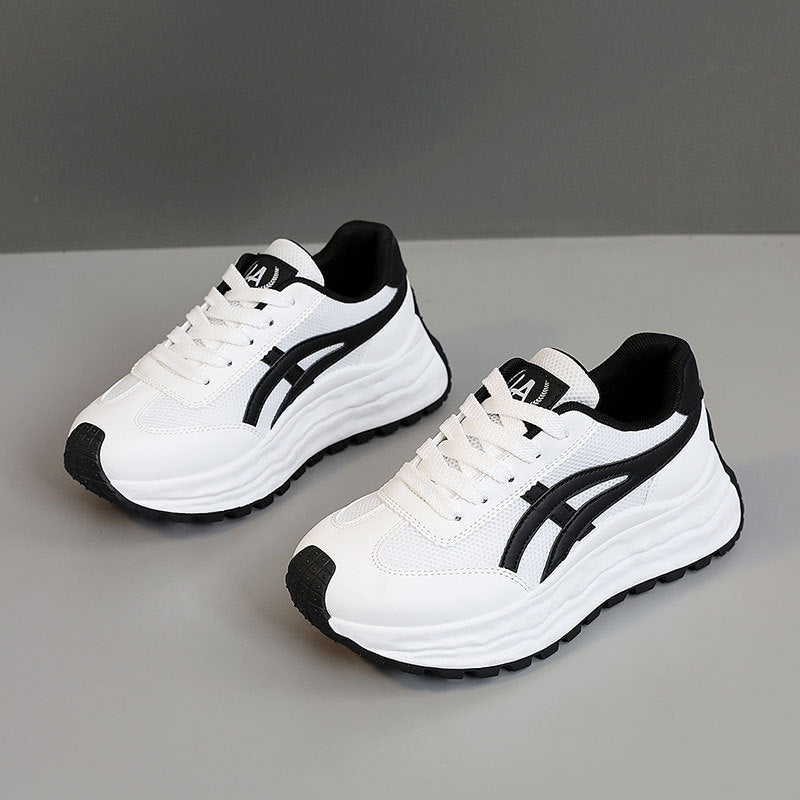 Damen moderne Sneaker mit atmungsaktiver Mesh-Oberfläche und dämpfender Laufsohle