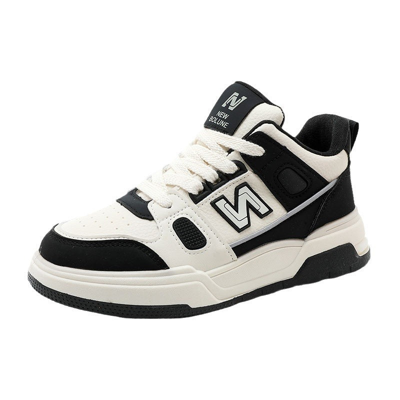 Damen Sportliche High-Top Sneakers mit modischem Design und atmungsaktiver Oberflächenstruktur