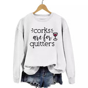 Damen Sweatshirt mit kreativem Spruch und lässigem Schnitt