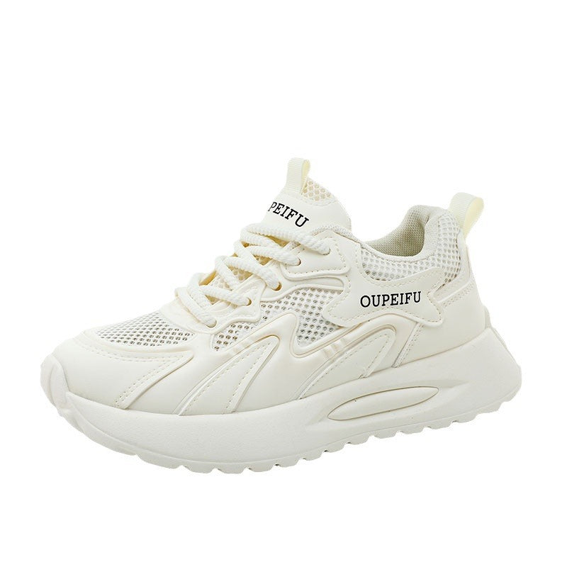 Damen Sportliche atmungsaktive Sneakers mit dämpfender Laufsohle und trendigem Design