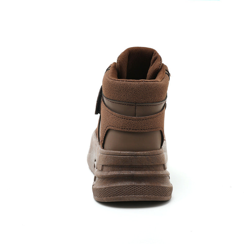 Damen Sportliche High-Top Sneakers mit praktischem Klettverschluss und strapazierfähigem Obermaterial