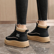 Damen Winterliche High-Top Sneakers mit dämpfender Laufsohle und robustem Profil