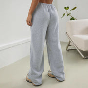Damen bequeme Sweathose mit lässigem Schnitt und seitlichen Eingrifftaschen