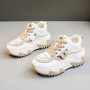 Damen Modische Chunky Sneakers mit luftdurchlässigem Obermaterial
