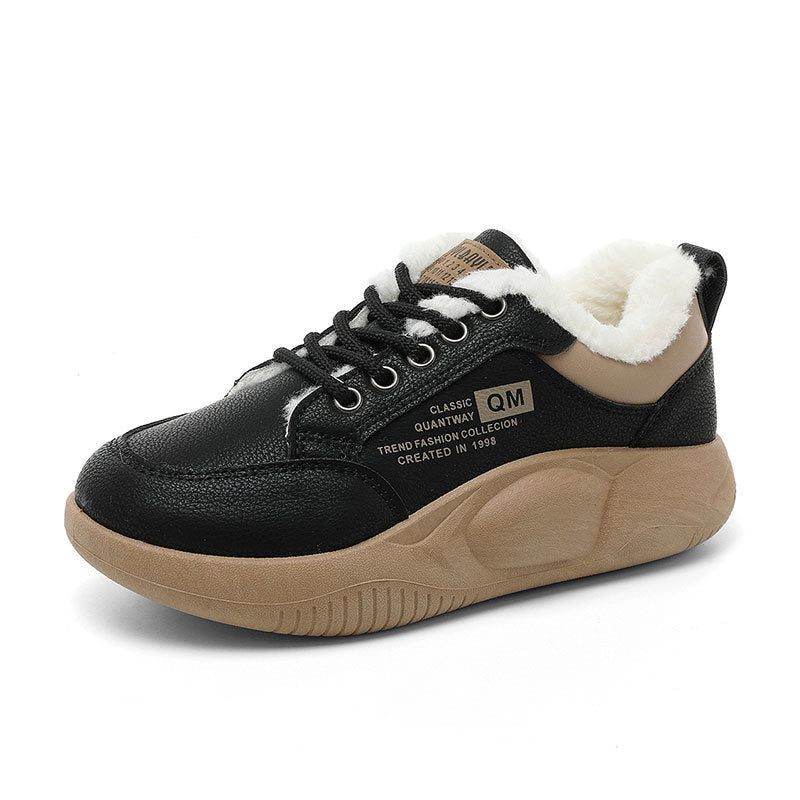 Damen Sportliche Winter Sneakers mit kuscheligem Fleece-Innenfutter