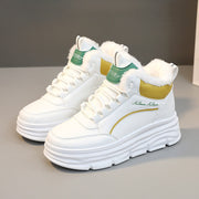 Damen High-Top Winter Sneakers mit weichem Fleece-Futter und rutschfester Sohle