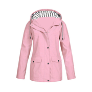 Damen Kapuzen-Regenjacke | Langarm