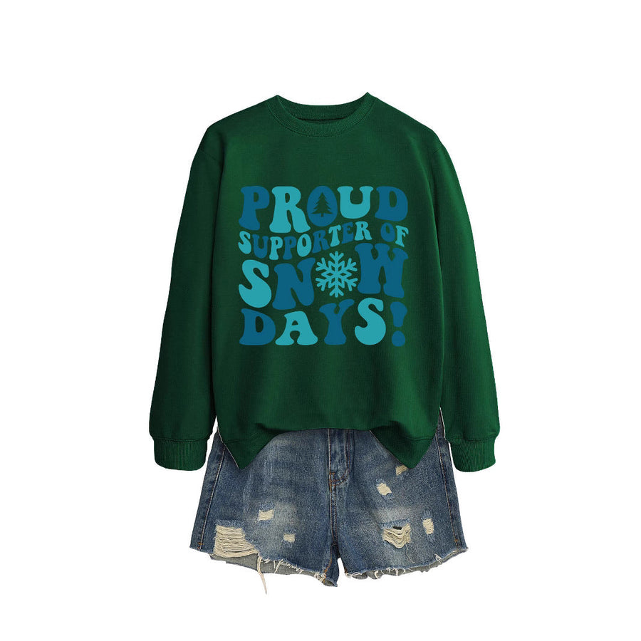 Damen Sweatshirt mit kreativem Aufdruck und lässigem Schnitt
