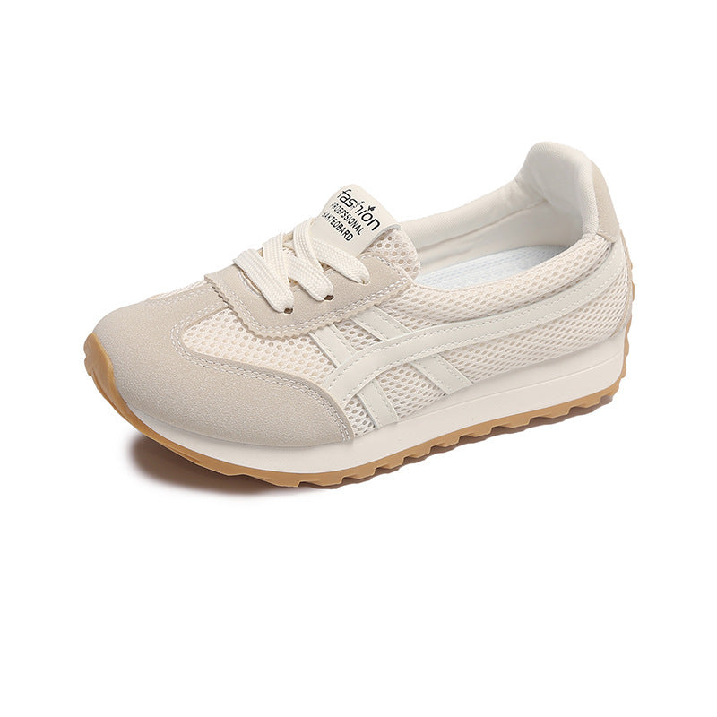 Damen Sportliche und atmungsaktive Sneakers mit elastischem Mesh-Obermaterial