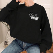 Damen Sweatshirt mit inspirierendem Motiv und lässiger Passform