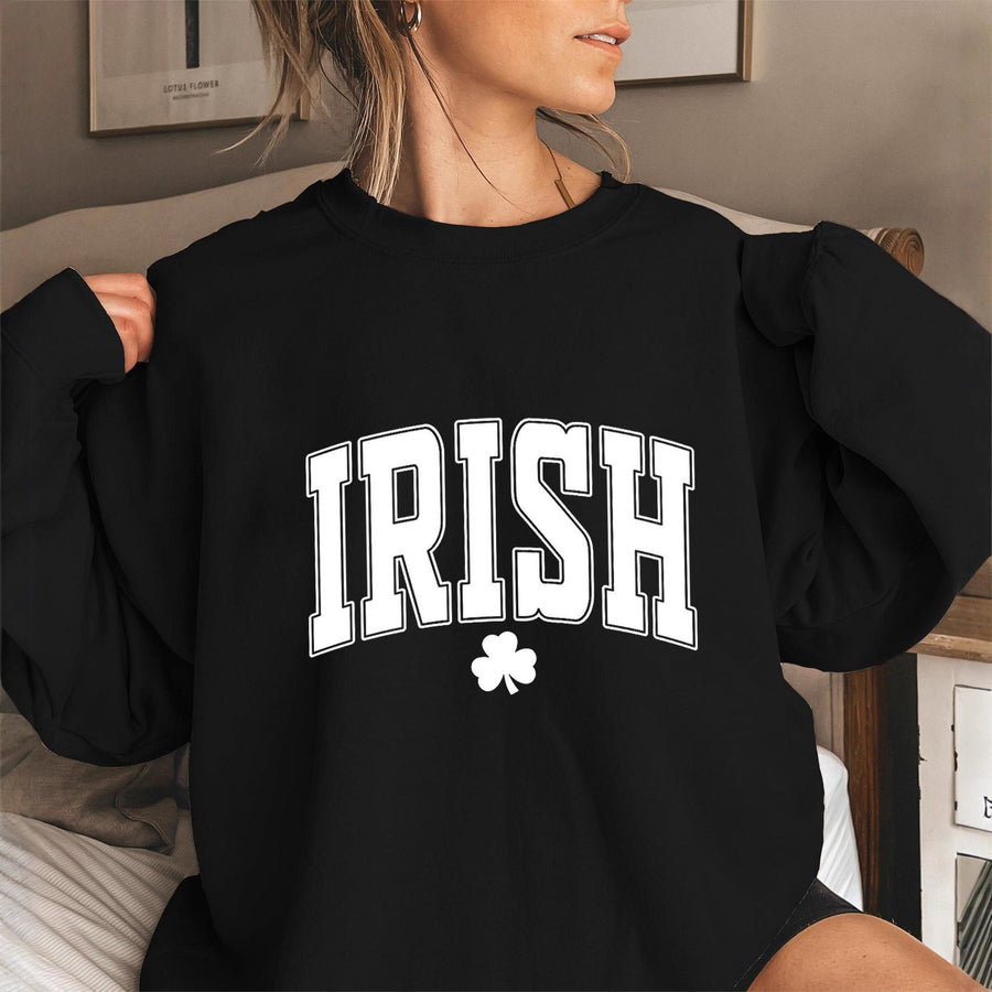 Damen Sweatshirt mit aktuellen irischen Design-Highlights