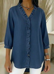 Bilma™ – Elegante Bluse mit Rüschendetails