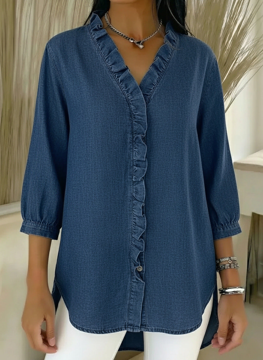 Bilma™ – Elegante Bluse mit Rüschendetails