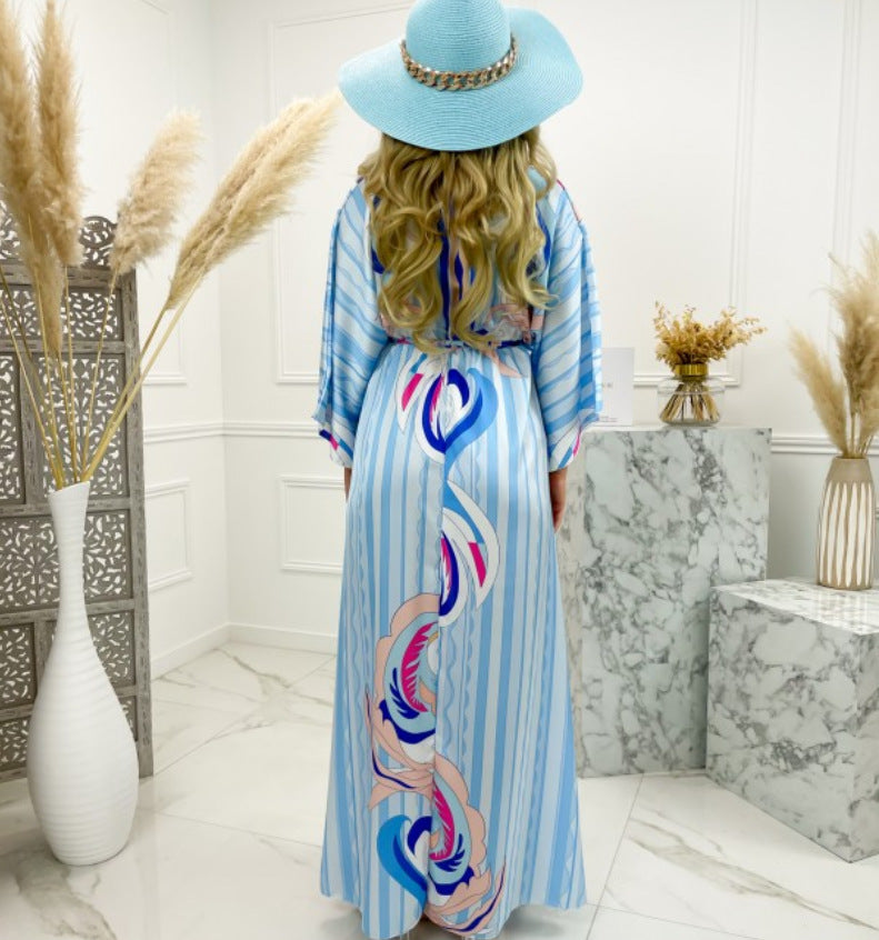 Elegantes Kurzarm Kleid für Schwingende Tänze