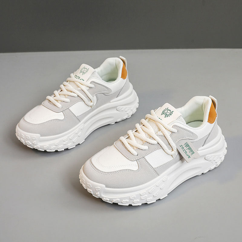 Damen modische Chunky Sneakers mit atmungsaktivem Mesh-Obermaterial