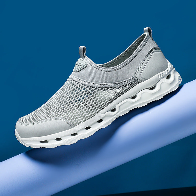 Unisex nan ultraleichter Netz-Schlupfschuh mit belüfteter Hohlkammerdämpfung Drune