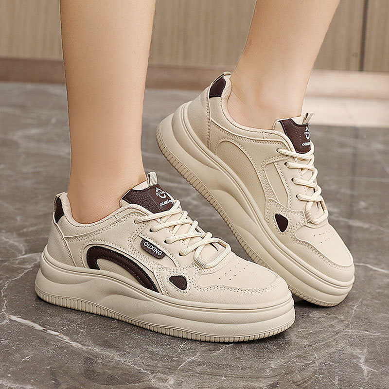 Damen sportliche Sneakers mit dämpfender Sohle und atmungsaktivem Obermaterial