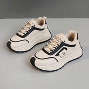 Damen Sportliche Chunky Sneakers mit rutschfester Gummisohle und atmungsaktivem Obermaterial