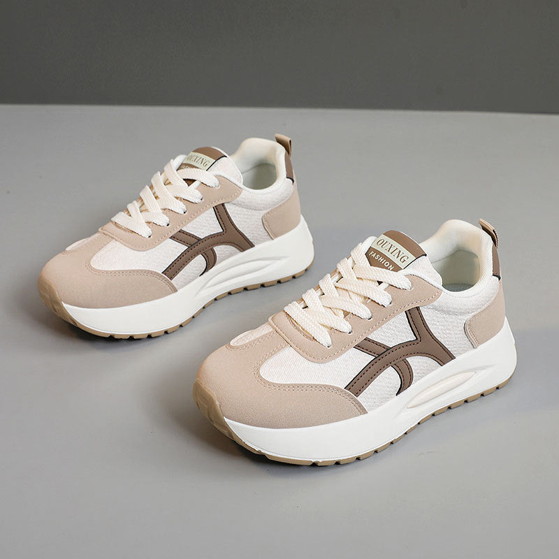 Damen modische Sneakers mit hohem Komfort und atmungsaktiver Laufsohle