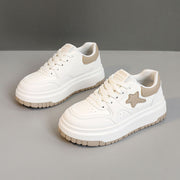 Damen Sportliche Sneakers mit hohem Plateau und atmungsaktivem Obermaterial