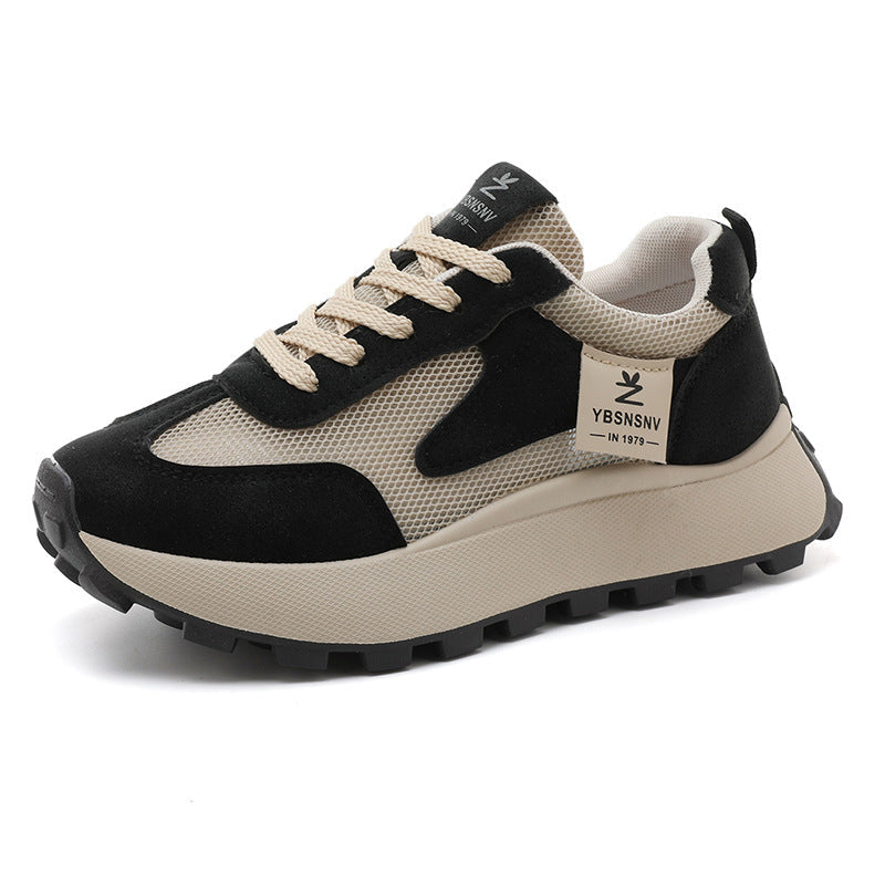 Damen Sportliche Sneakers mit atmungsaktiver Mesh-Oberfläche und dämpfender Laufsohle    1771555985