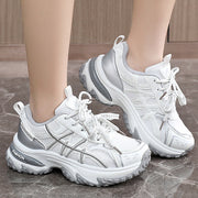 Damen Sportliche Sneakers mit atmungsaktiver Mesh-Oberfläche und stoßdämpfendem Fußbett