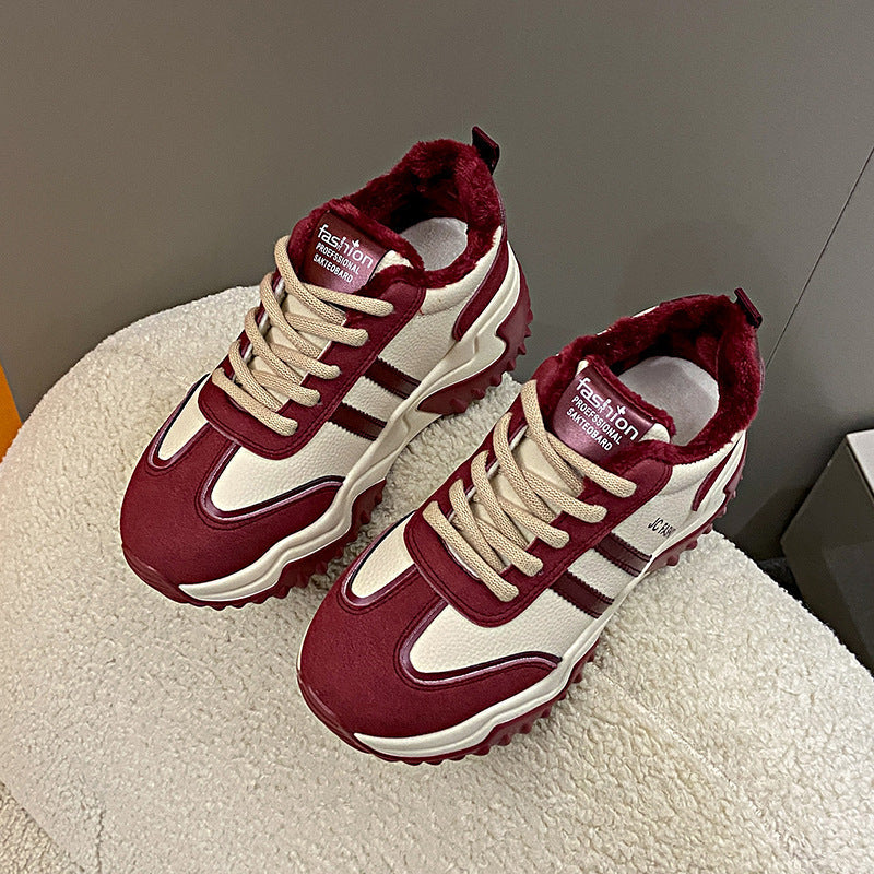 Damen modische Sneakers mit atmungsaktivem Mesh-Obermaterial und dämpfender Laufsohle