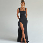 Valentina | Elegantes Maxikleid mit femininem Rückendesign